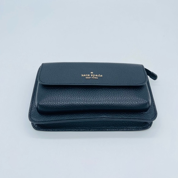 Kate Spade Small Leila Crossbody Bag Black - Picture 12 of 13
